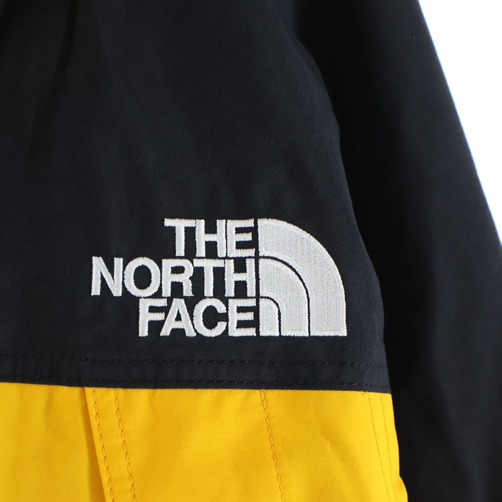 THE NORTH FACE(ザノースフェイス) GORE-TEX MOUNTAIN LIGHT JACKET ゴアテックス マウンテン ライト フーデッドナイロンジャケット ブラック/イエロー NP11834