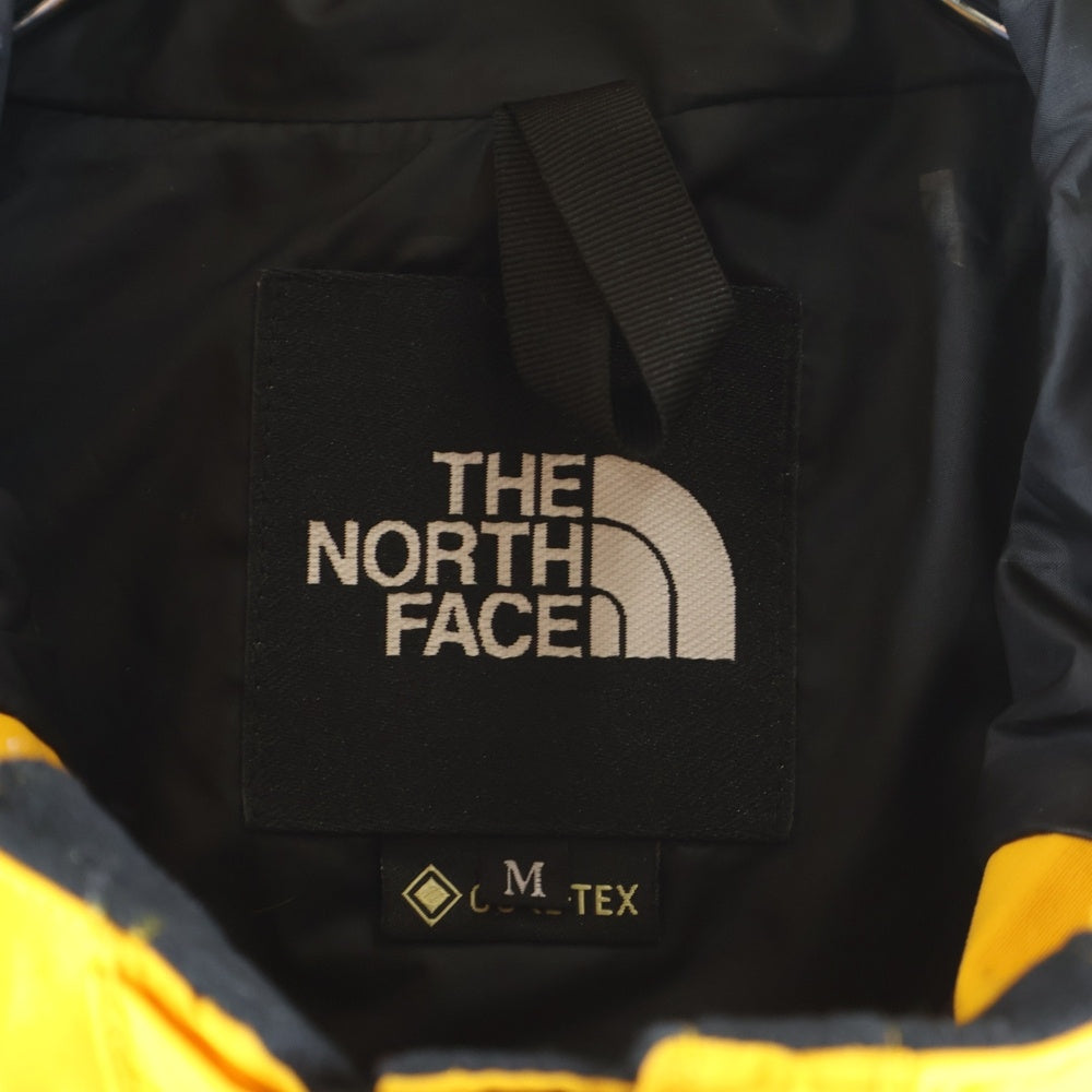 THE NORTH FACE(ザノースフェイス) GORE-TEX MOUNTAIN LIGHT JACKET ゴアテックス マウンテン ライト フーデッドナイロンジャケット ブラック/イエロー NP11834