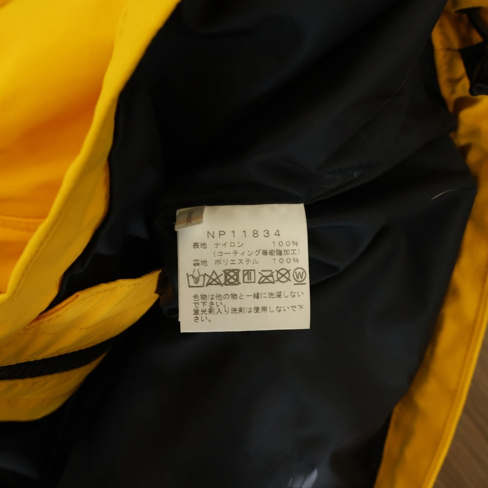 THE NORTH FACE(ザノースフェイス) GORE-TEX MOUNTAIN LIGHT JACKET ゴアテックス マウンテン ライト フーデッドナイロンジャケット ブラック/イエロー NP11834