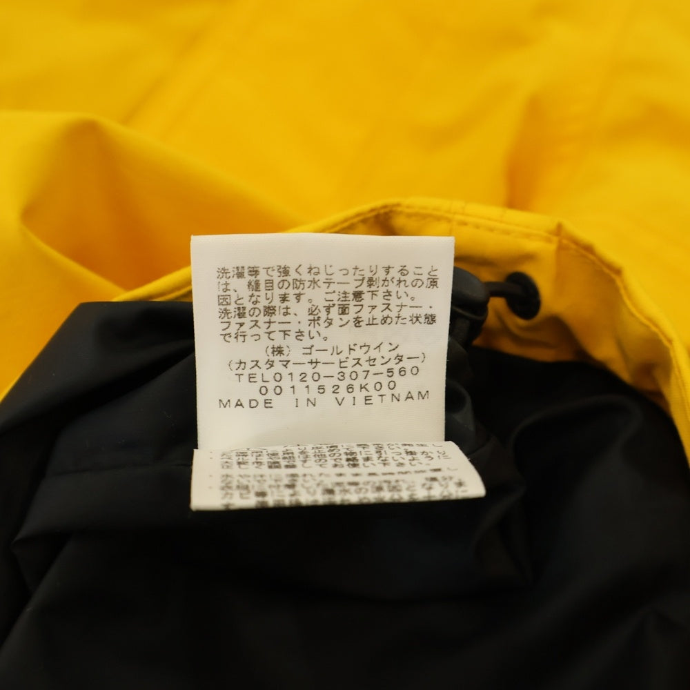 THE NORTH FACE(ザノースフェイス) GORE-TEX MOUNTAIN LIGHT JACKET ゴアテックス マウンテン ライト フーデッドナイロンジャケット ブラック/イエロー NP11834