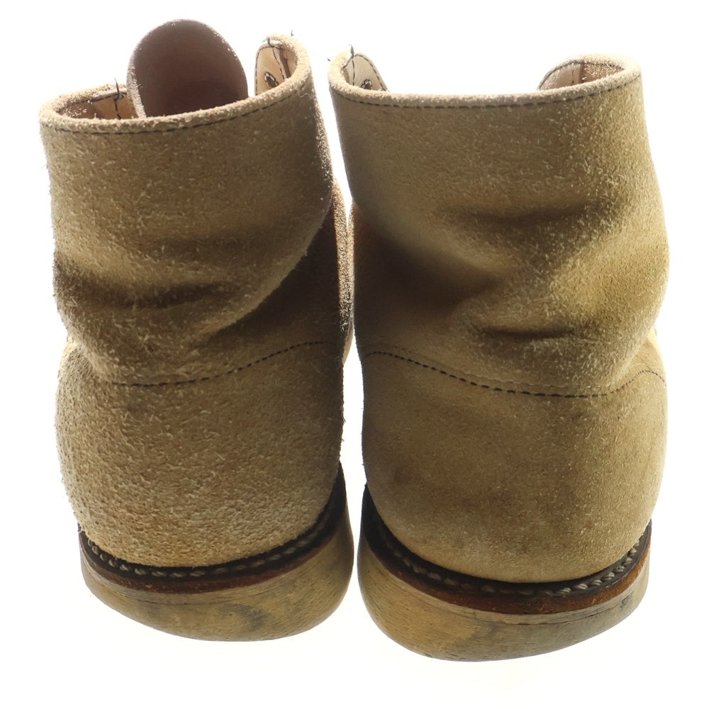 RED WING(レッド ウイング) 90S IRISH SETTER アイリッシュセッター 半円犬タグ USA製 スエード レースアップ ワークブーツ ベージュ