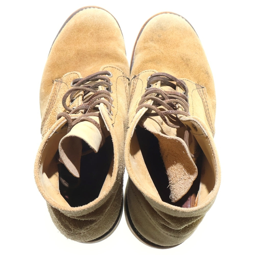 RED WING(レッド ウイング) 90S IRISH SETTER アイリッシュセッター 半円犬タグ USA製 スエード レースアップ ワークブーツ ベージュ