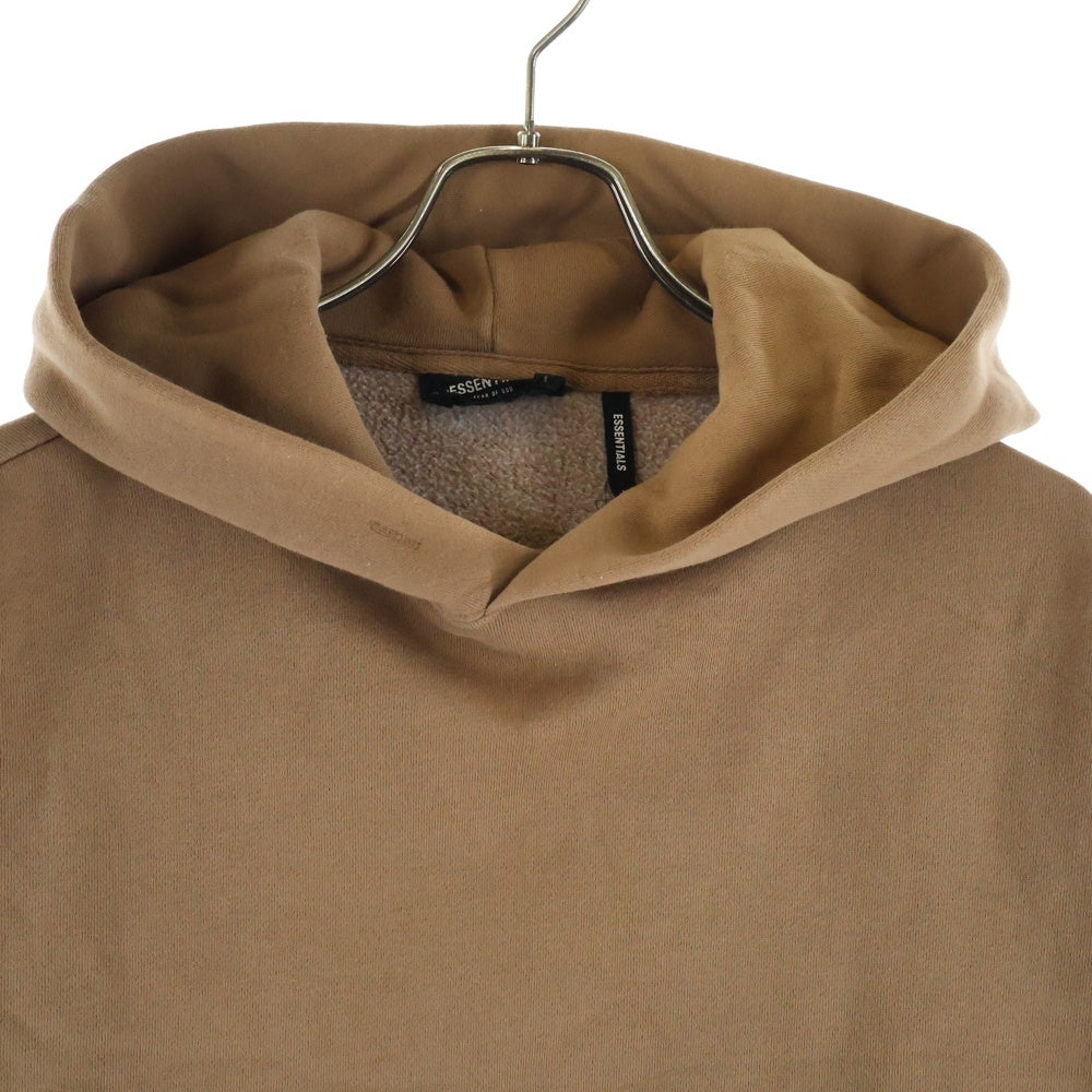 FEAR OF GOD ESSENTIALS(フィアオブゴッド エッセンシャルズ) SOLID SWEAT FOODIE ソリッドスウェットフーディー プルオバーパーカー ブラウン