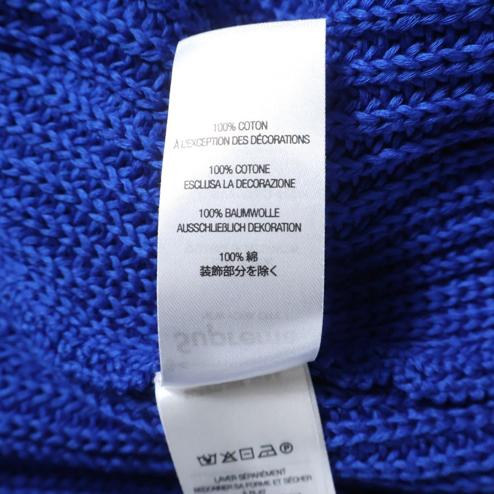 SUPREME(シュプリーム) 23AW Small Box Ribbed Sweater スモールボックスロゴ リブニット セーター ブルー