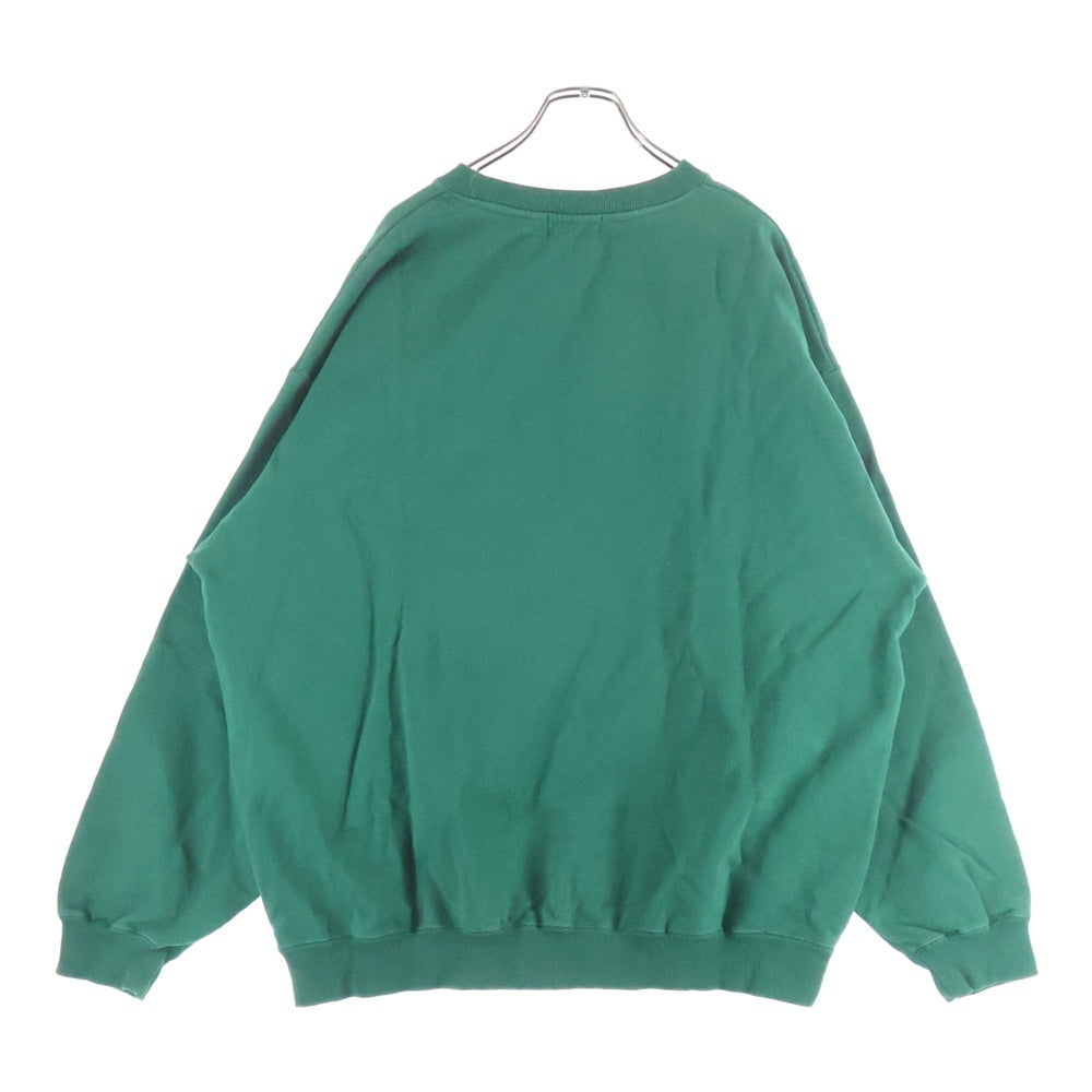 X-LARGE(エクストララージ) TIM COMIX CREWNECK SWEAT コミックス刺繍 クルーネック スウェット トレーナー グリーン 101223012016