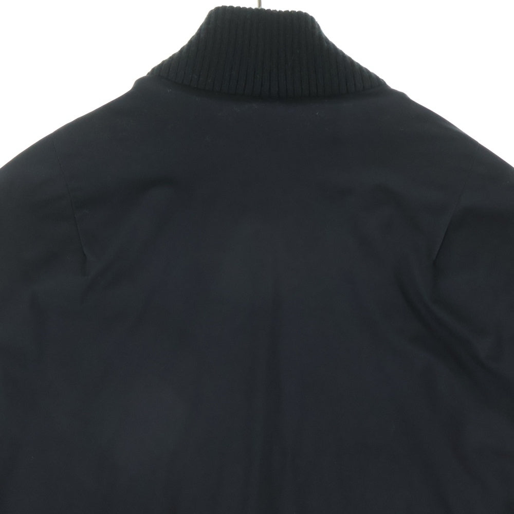 BEAMS Lights(ビームスライツ) ×YOSOOU MA-1 ヨソオウ ナイロンボンバージャケット ブラック 5118-0134-662