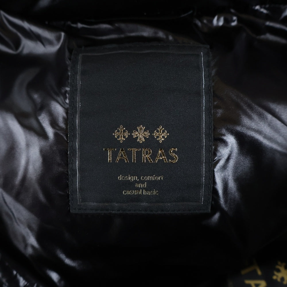 TATRAS(タトラス) POSEIDON ポセイドン フーデッドダウンベスト ブラック MTA15A4309