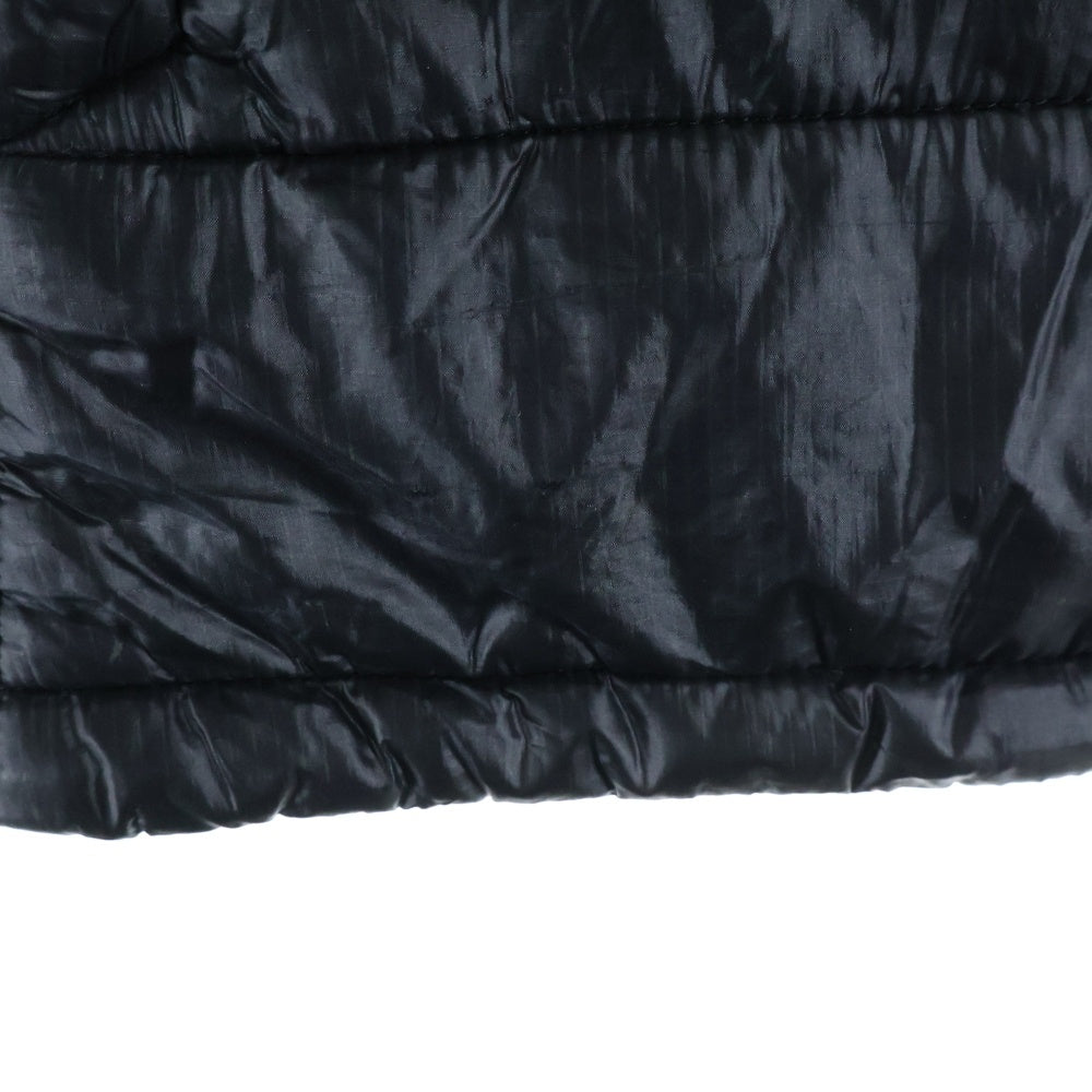 THE NORTH FACE(ザノースフェイス) ロゴ刺繍 フーデッド中綿ジャケット ブラック NY17700