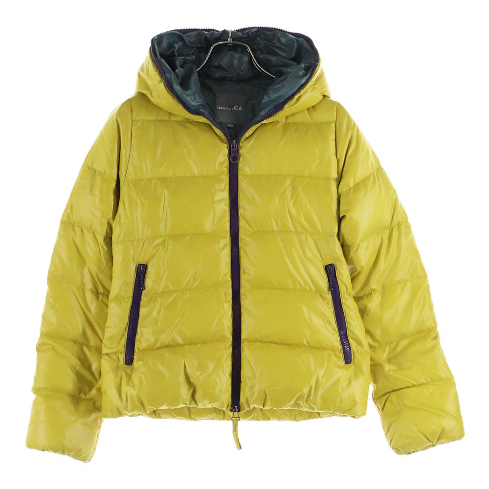 DUVETICA(デュベティカ) フーデッド ジップアップダウンジャケット イエロー