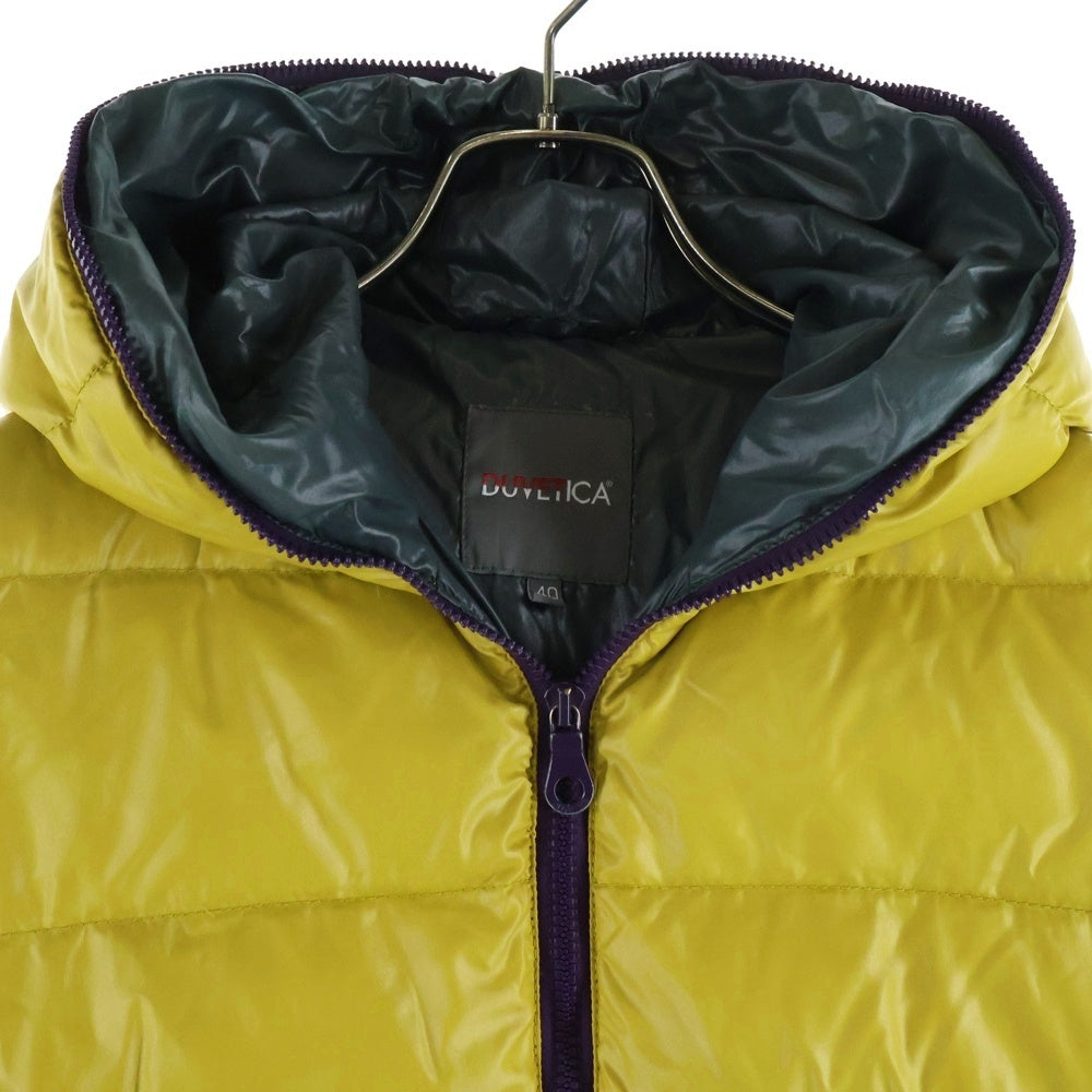DUVETICA(デュベティカ) フーデッド ジップアップダウンジャケット イエロー