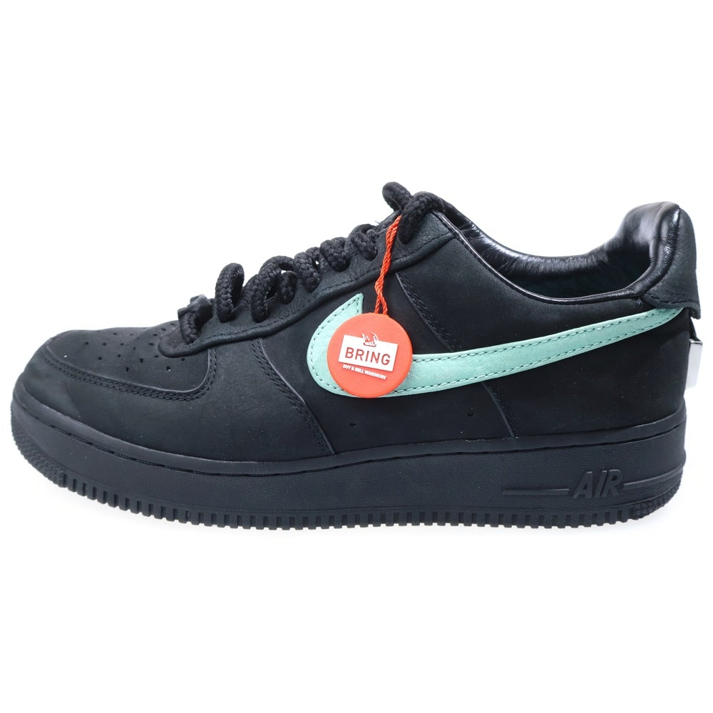 NIKE(ナイキ) ×TIFFANY&CO AIR FORCE 1 LOW 1837 BLACK ティファニー エアフォース1 ローカットスニーカー ブラック US8/26cm DZ1382-001