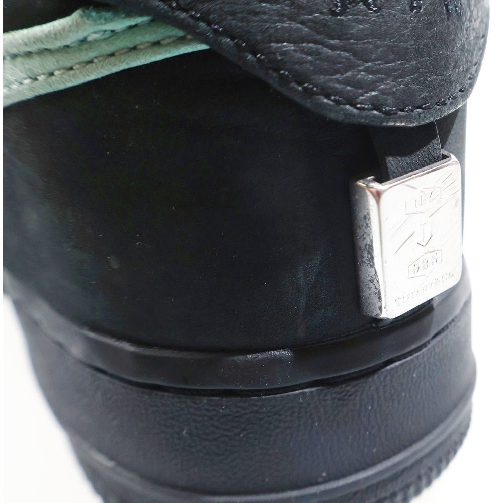 NIKE(ナイキ) ×TIFFANY&CO AIR FORCE 1 LOW 1837 BLACK ティファニー エアフォース1 ローカットスニーカー ブラック US8/26cm DZ1382-001