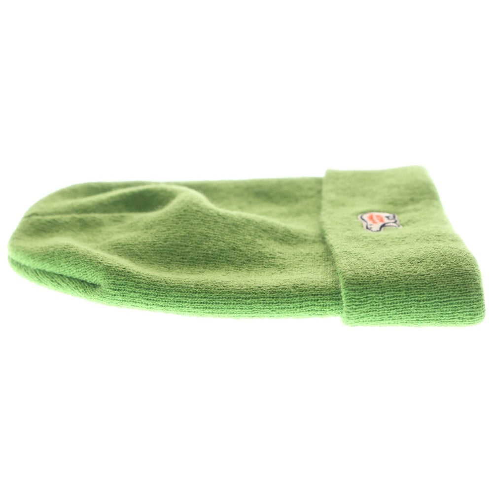 HUMAN MADE(ヒューマンメイド) ロゴパッチデザイン ビーニー ニット帽 帽子 グリーン