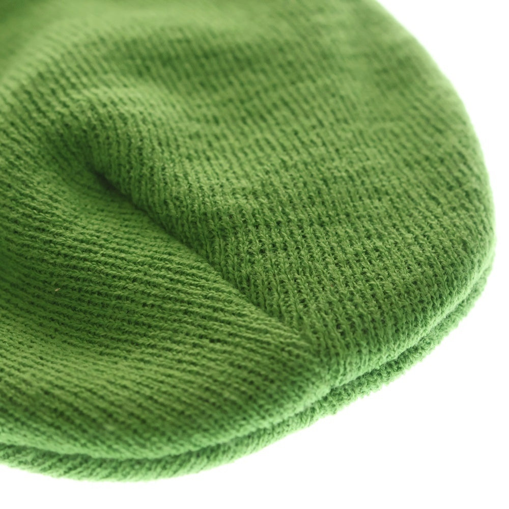 HUMAN MADE(ヒューマンメイド) ロゴパッチデザイン ビーニー ニット帽 帽子 グリーン