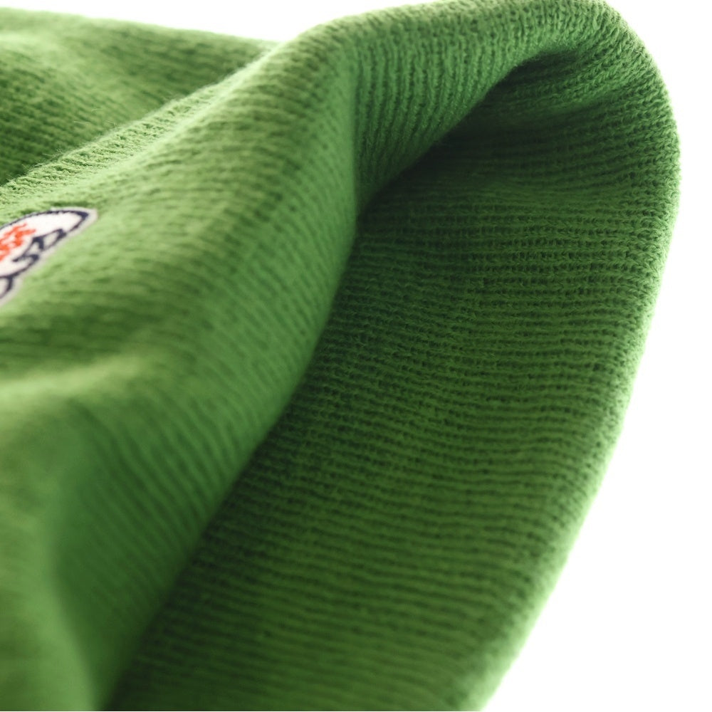 HUMAN MADE(ヒューマンメイド) ロゴパッチデザイン ビーニー ニット帽 帽子 グリーン