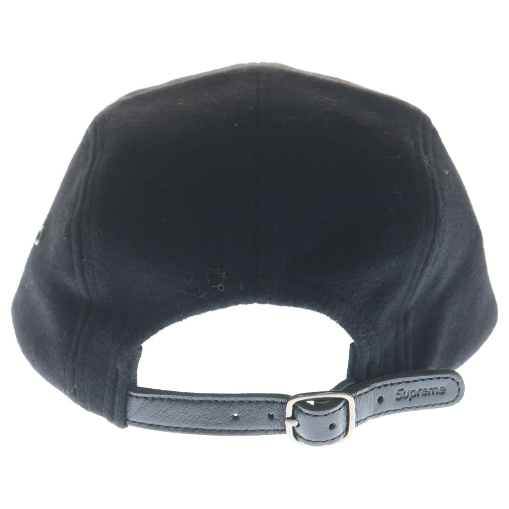 SUPREME(シュプリーム) 17AW Wool Camp Cap ボックスロゴ ウール キャンプ キャップ 帽子 ブラック