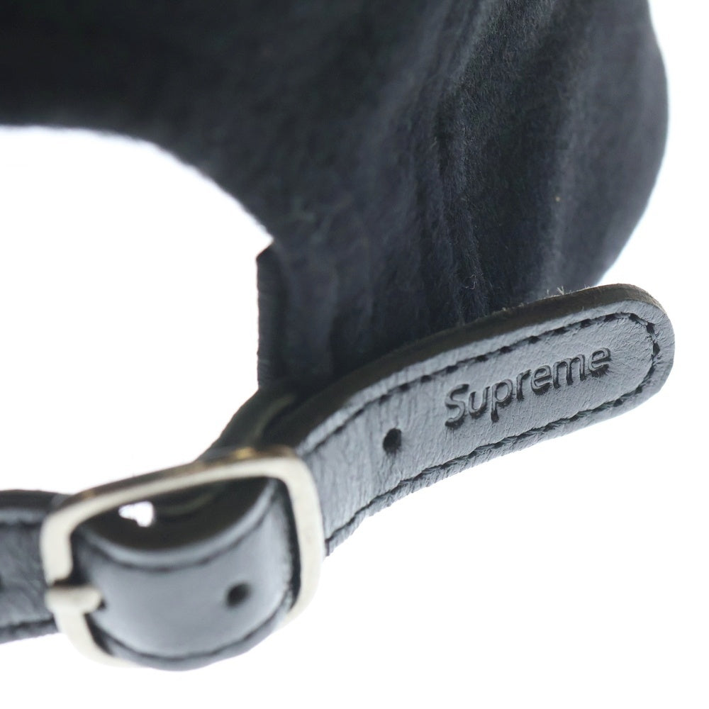 SUPREME(シュプリーム) 17AW Wool Camp Cap ボックスロゴ ウール キャンプ キャップ 帽子 ブラック