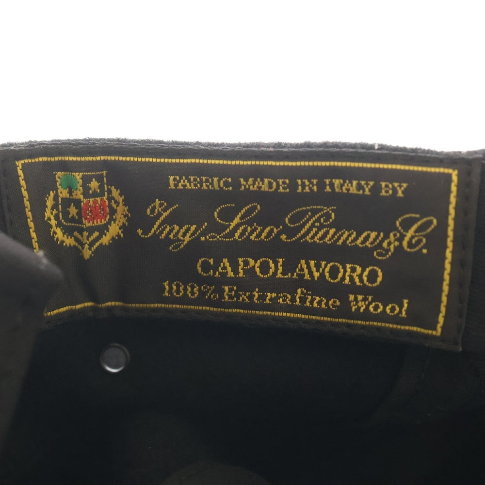 SUPREME(シュプリーム) 17AW Wool Camp Cap ボックスロゴ ウール キャンプ キャップ 帽子 ブラック