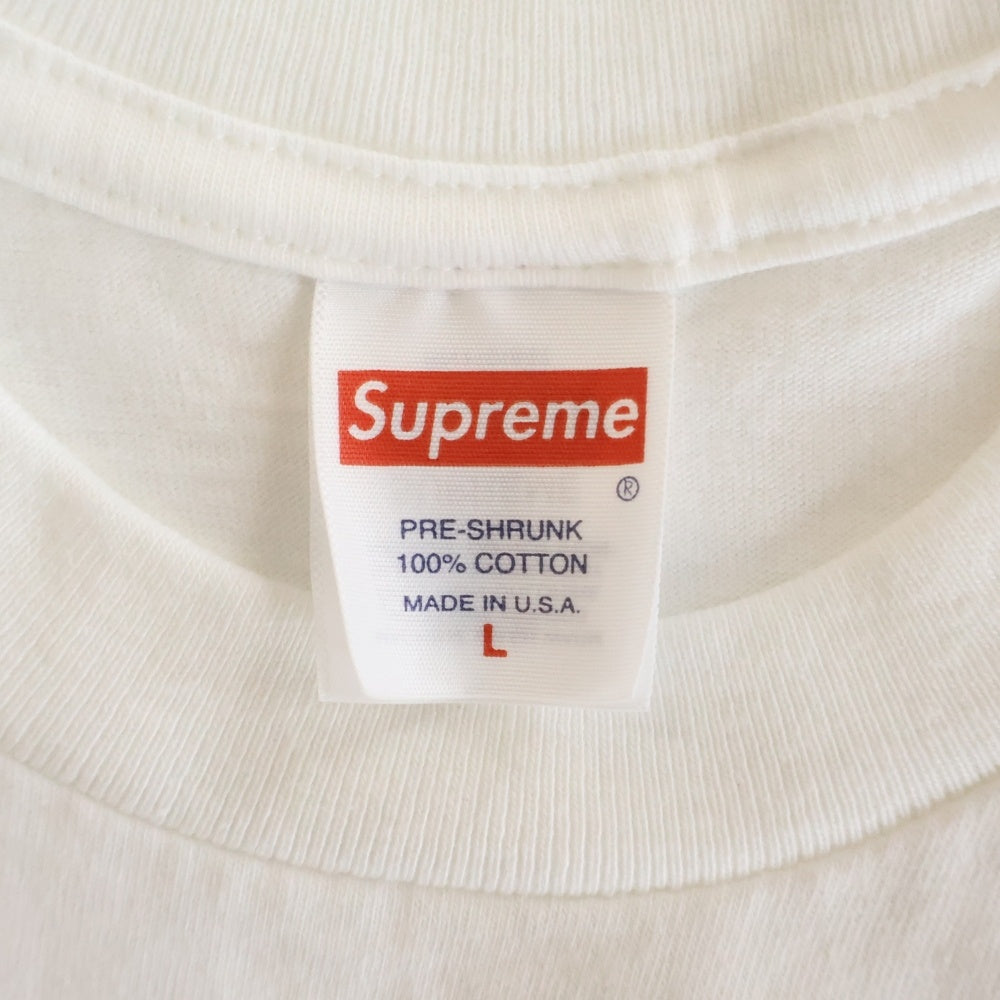 SUPREME(シュプリーム) 24SS Varsity Tee バーシティ クルーネック半袖Tシャツ カットソー ホワイト