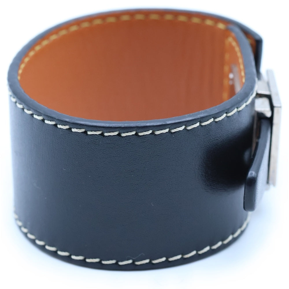 LOEWE(ロエベ) アナグラム レザー ブレスレット ブラック 181951