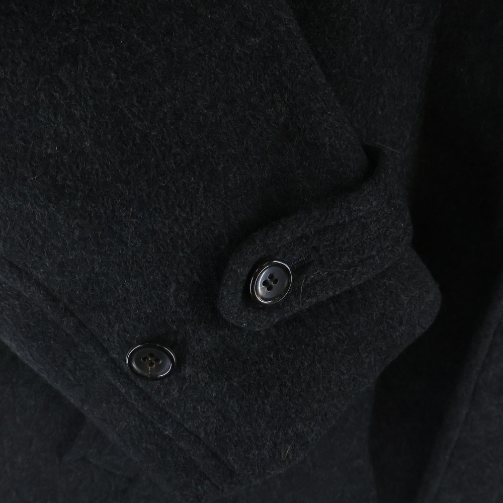 COMME des GARCONS HOMME(コムデギャルソンオム) 80～90S ネップ加工 ダブルポケット ウールチェスターコート グレー HC-080130