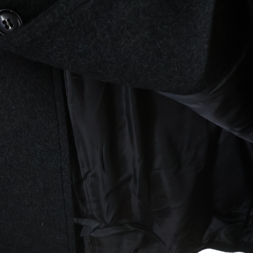 COMME des GARCONS HOMME(コムデギャルソンオム) 80～90S ネップ加工 ダブルポケット ウールチェスターコート グレー HC-080130