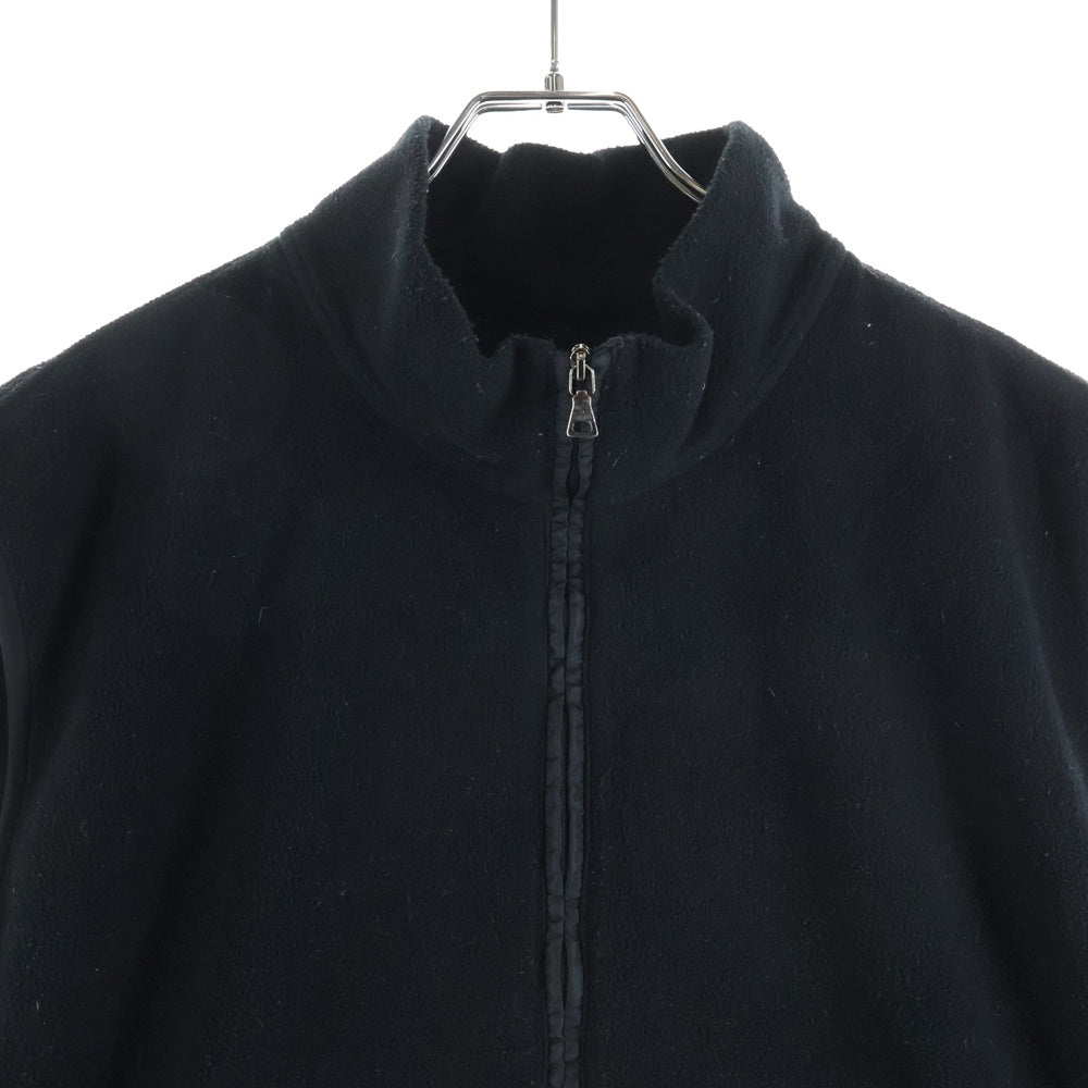 PRADA SPORT(プラダ スポーツ) フロントロゴプレート ダブルポケット ジップアップ ボアベスト ブラック SJG13 E36