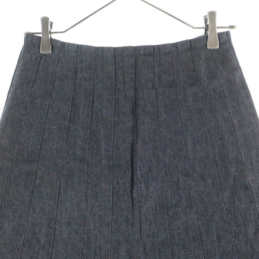 tricot COMME des GARCONS(トリコ コム デ ギャルソン) 03SS サイドジップアップ マルチダーツ デニムスカート レディース ブラック TJ-S037