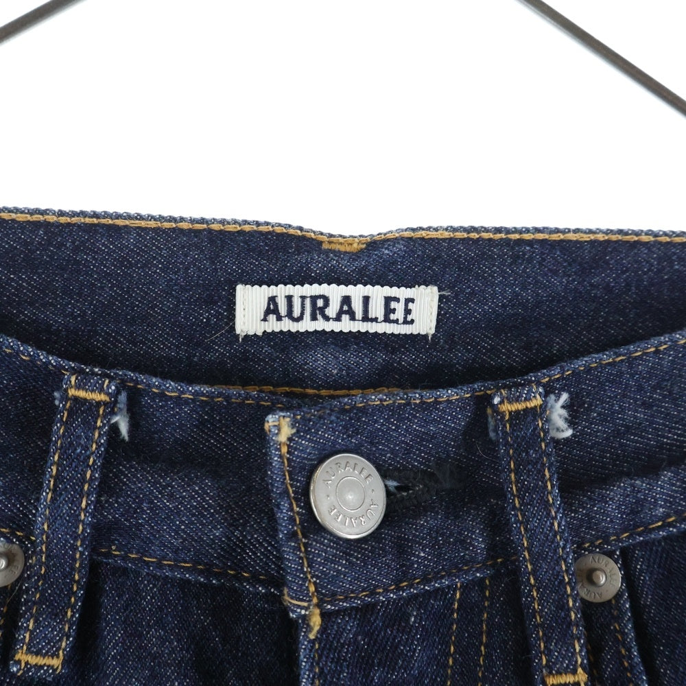 AURALEE(オーラリー) DENIM PANT マルチポケット ジップアップ デニムパンツ インディゴ AOOPO2DM
