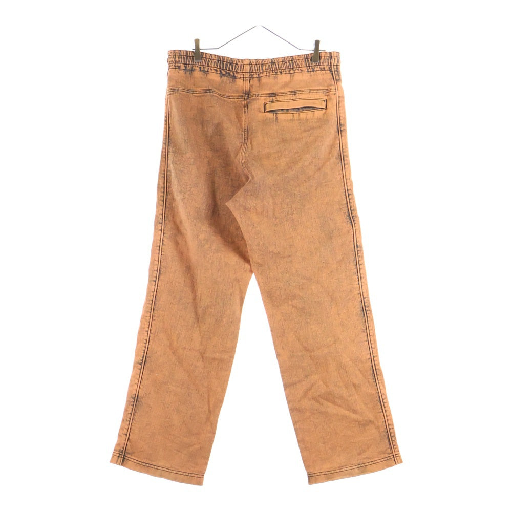 DIESEL(ディーゼル) D-MARTIANS-NE JOGGJEANS ロゴデザイン マルチポケット ドローストリング イージー デニムパンツ オレンジ A03924