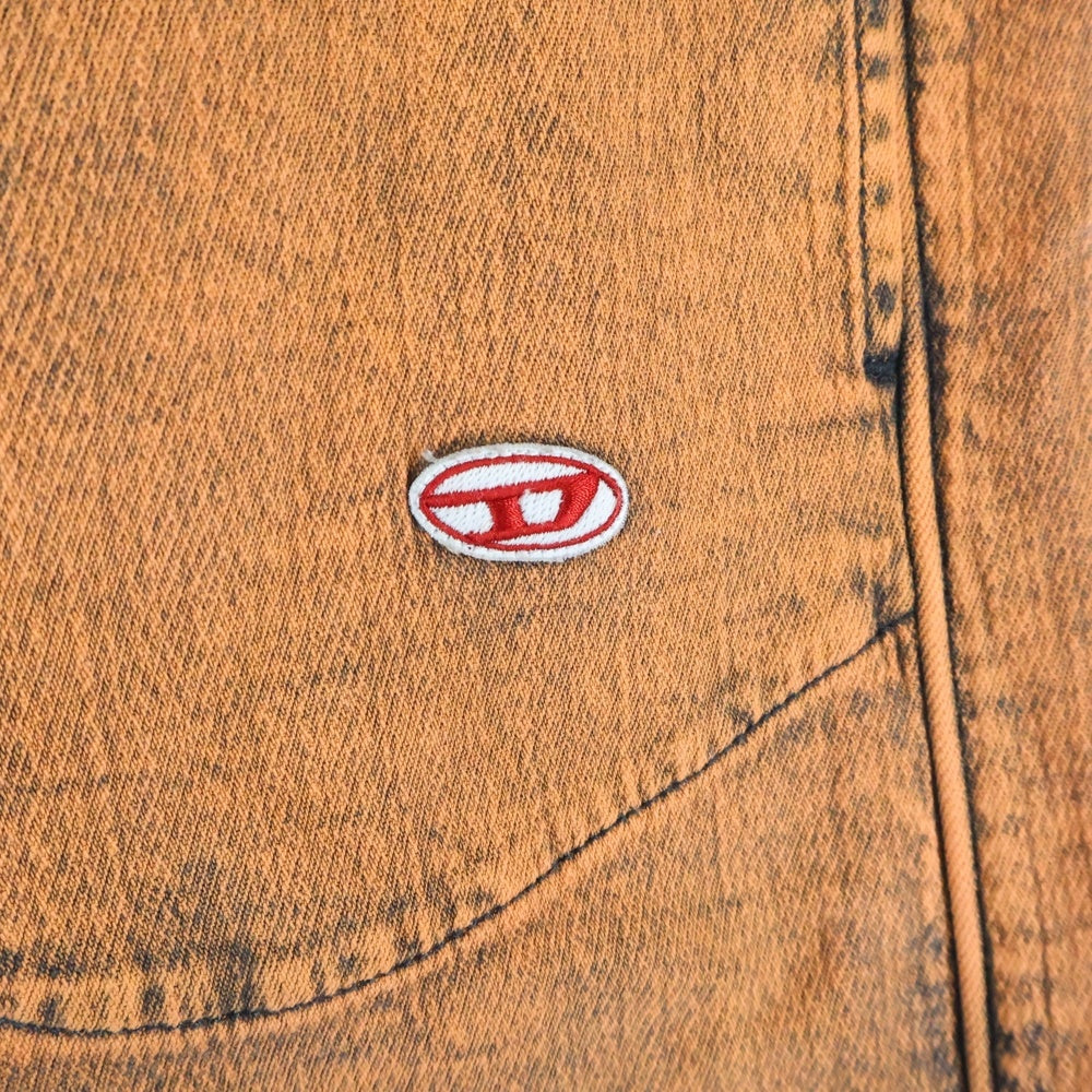 DIESEL(ディーゼル) D-MARTIANS-NE JOGGJEANS ロゴデザイン マルチポケット ドローストリング イージー デニムパンツ オレンジ A03924