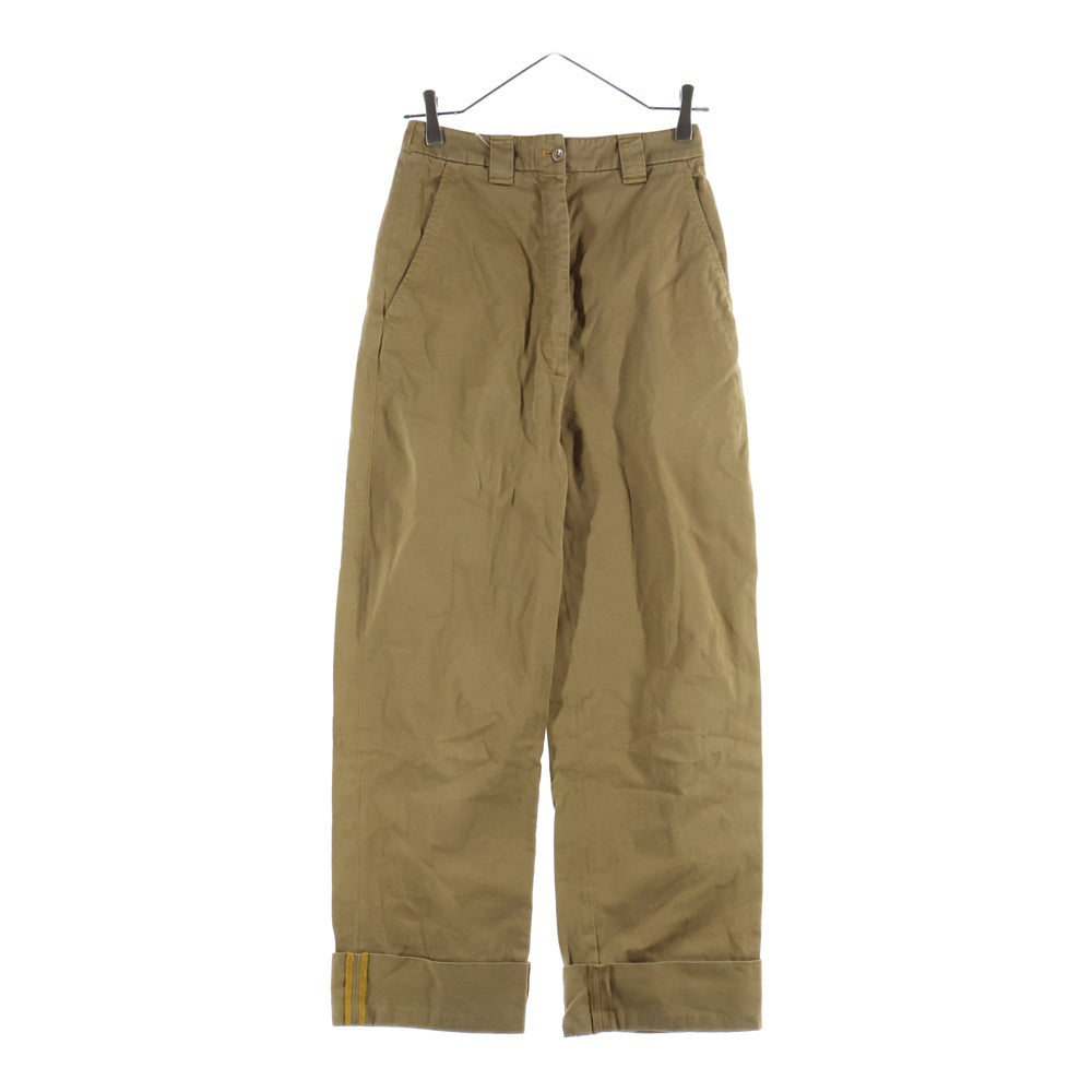 Acne Studios(アクネ ストゥディオズ) マルチポケット ステッチデザイン ジップアップ ストレートパンツ ブラウン MADYA CO C AS PSS18