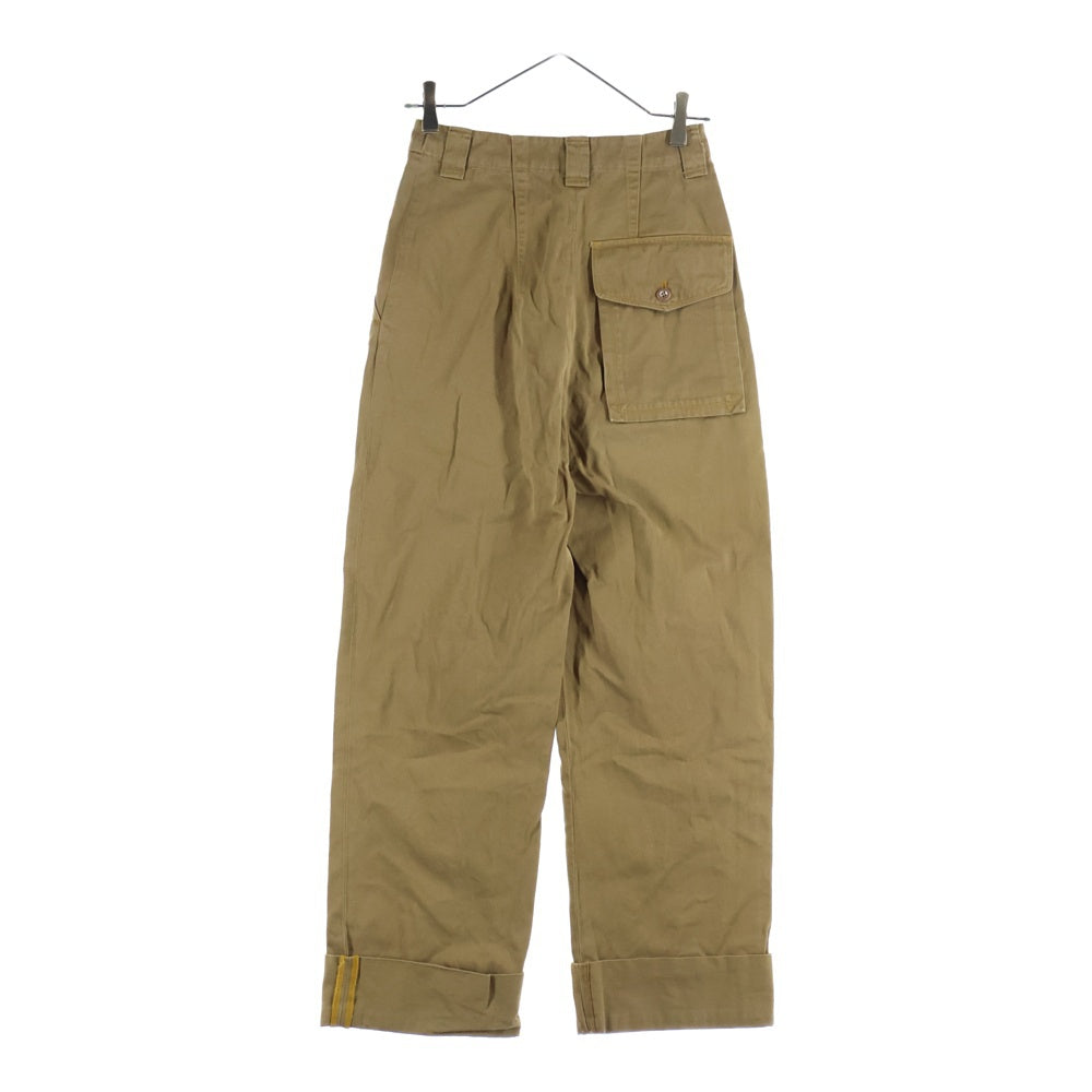 Acne Studios(アクネ ストゥディオズ) マルチポケット ステッチデザイン ジップアップ ストレートパンツ ブラウン MADYA CO C AS PSS18