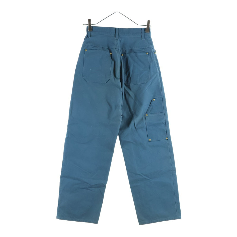 AURALEE(オーラリー) 22AW COTTON OILED CANVAS PANTS コットン オイルド ダブルニーパンツ ブルー A22AP020C