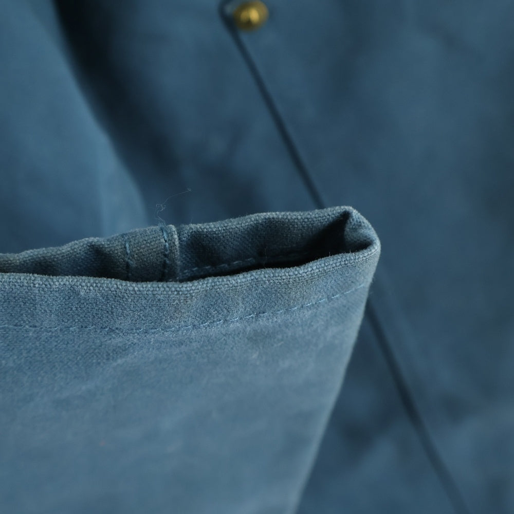 AURALEE(オーラリー) 22AW COTTON OILED CANVAS PANTS コットン オイルド ダブルニーパンツ ブルー A22AP020C
