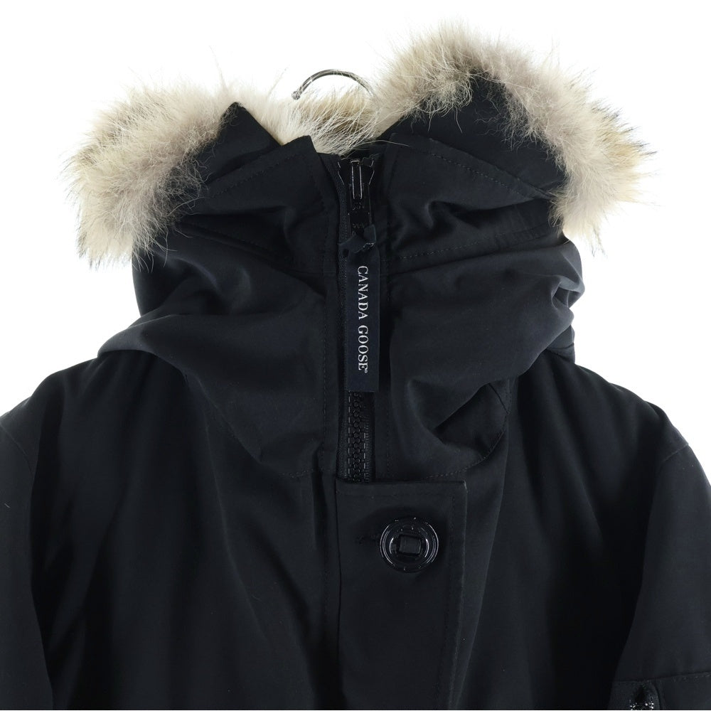 CANADA GOOSE(カナダグース) LABRADOR DOWN JACKET ラブラドール ワッペンロゴ ファーフーデッド ダウンジャケット レディース ブラック 7967JL