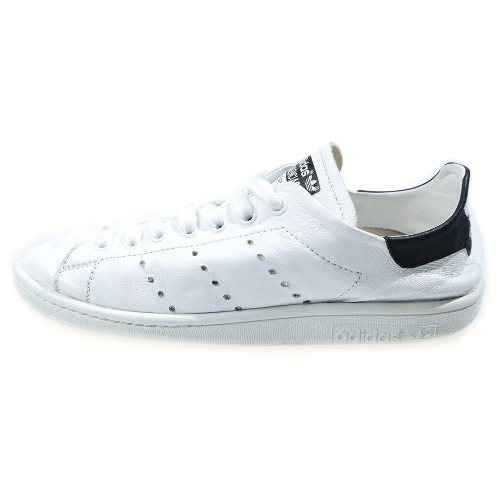 BALENCIAGA(バレンシアガ) ×ADIDAS STAN SMITH アディダス スタンスミス ダメージ加工 レザーローカットスニーカー ホワイト/グリーン 721836 WBDV3 9030