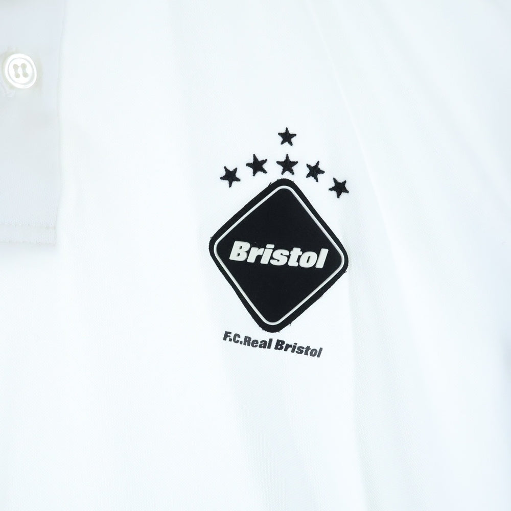 SOPH.(ソフネット) ×F.C.R.B. 胸ロゴデザイン カットソー 半袖ポロシャツ ホワイト FCRB-240010