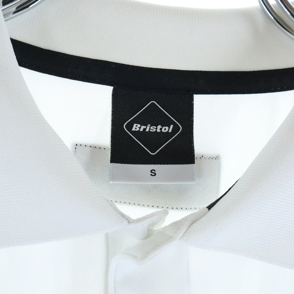 SOPH.(ソフネット) ×F.C.R.B. 胸ロゴデザイン カットソー 半袖ポロシャツ ホワイト FCRB-240010