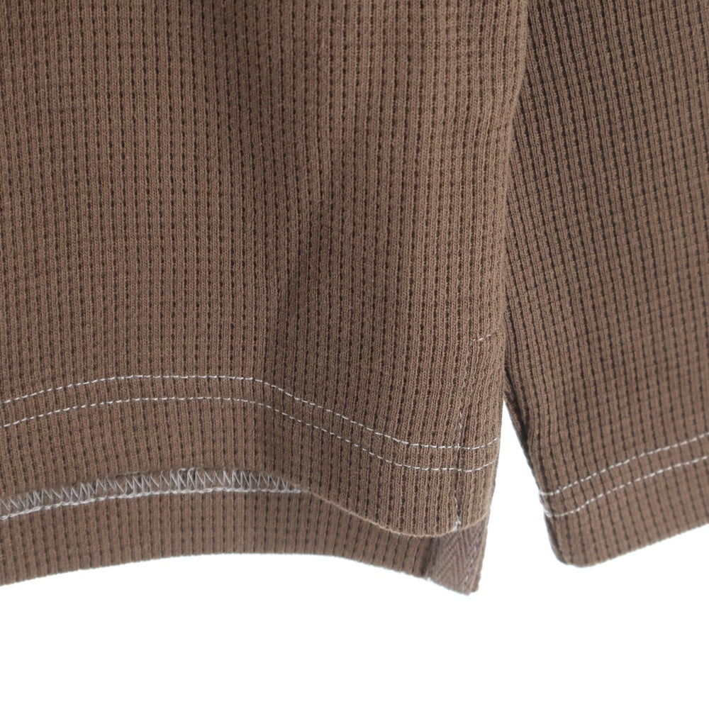 WIND AND SEA(ウィンダンシー) WAFFL MEXICAN PAKA ワッフル メキシカン プルオーバー パーカー ブラウン WDS‐O‐AEOSー25