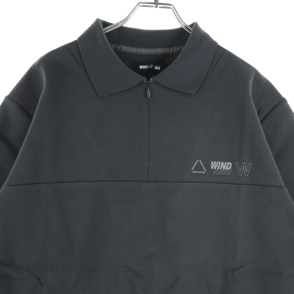 WIND AND SEA(ウィンダンシー) Switch Polo Top スイッチ ポロトップ 半袖シャツ グレー