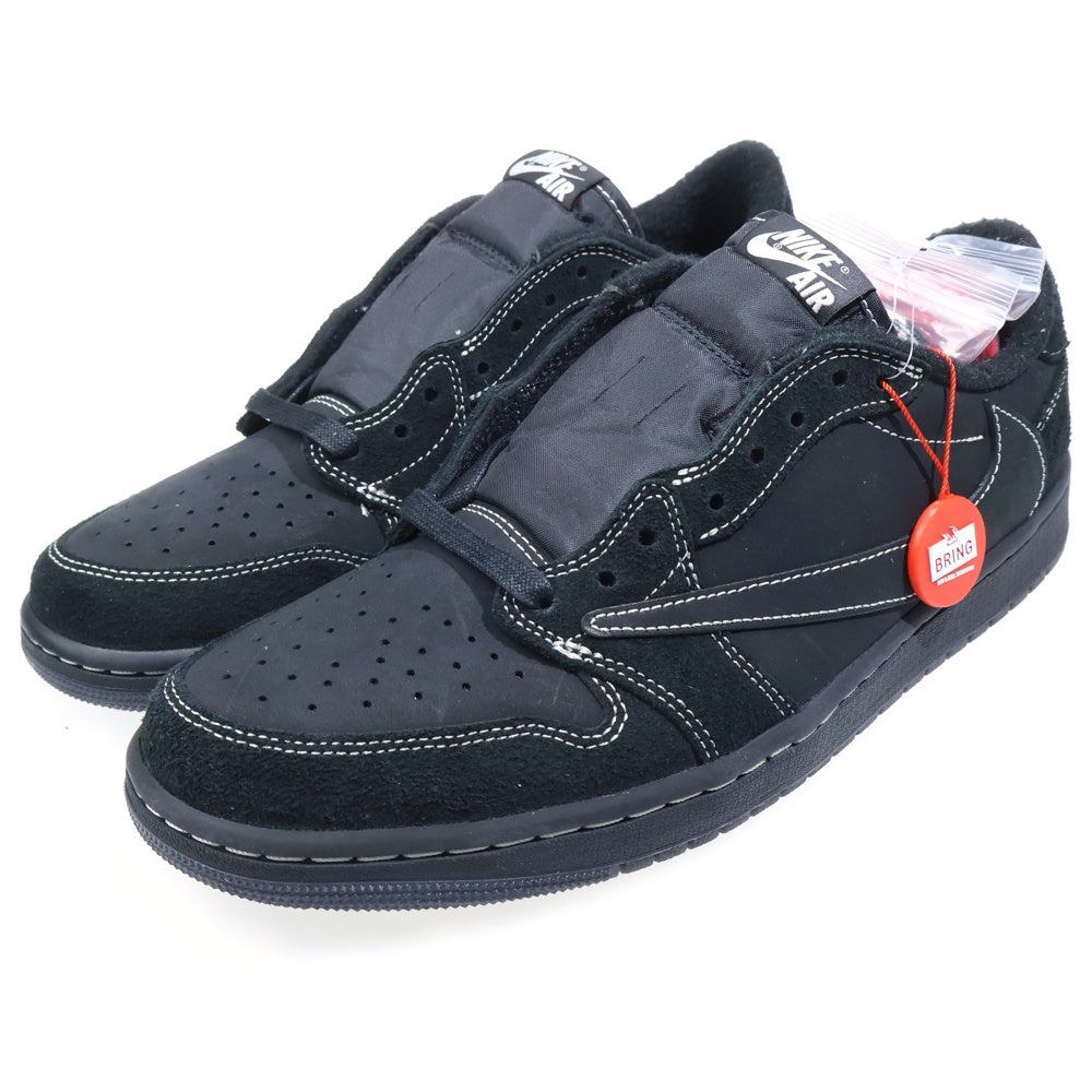 NIKE(ナイキ) ×TRAVIS SCOTT AIR JORDAN 1 LOW OG SP BLACK PHANTOM エアジョーダン1 ブラックファントム ローカットスニーカー ブラック US10.5/28.5cm DM7866-001
