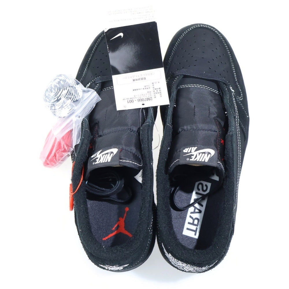 NIKE(ナイキ) ×TRAVIS SCOTT AIR JORDAN 1 LOW OG SP BLACK PHANTOM エアジョーダン1 ブラックファントム ローカットスニーカー ブラック US10.5/28.5cm DM7866-001