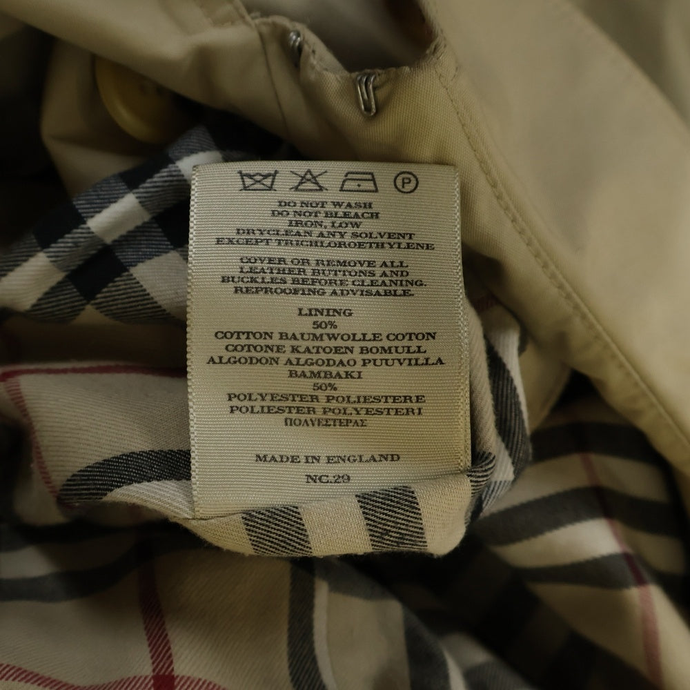 BURBERRY(バーバリー) トレンチコート ノバチェックライナー ベージュ MADE IN ENGLAND レディース