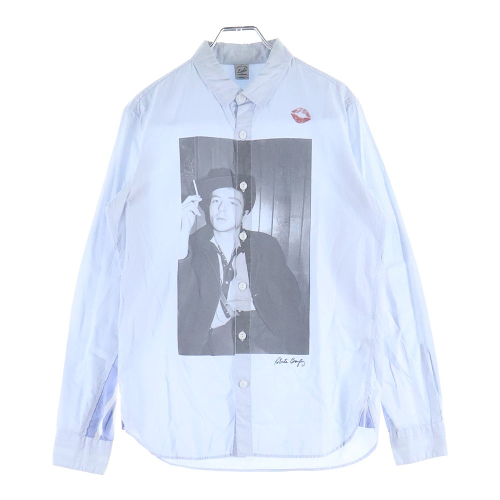 LUKER BY NEIGHBORHOOD(ルーカーバイネイバーフッド) 13SS ×ザ・クラッシュ ジョー・ストラマー 長袖シャツ 131BRPOL-SHM01