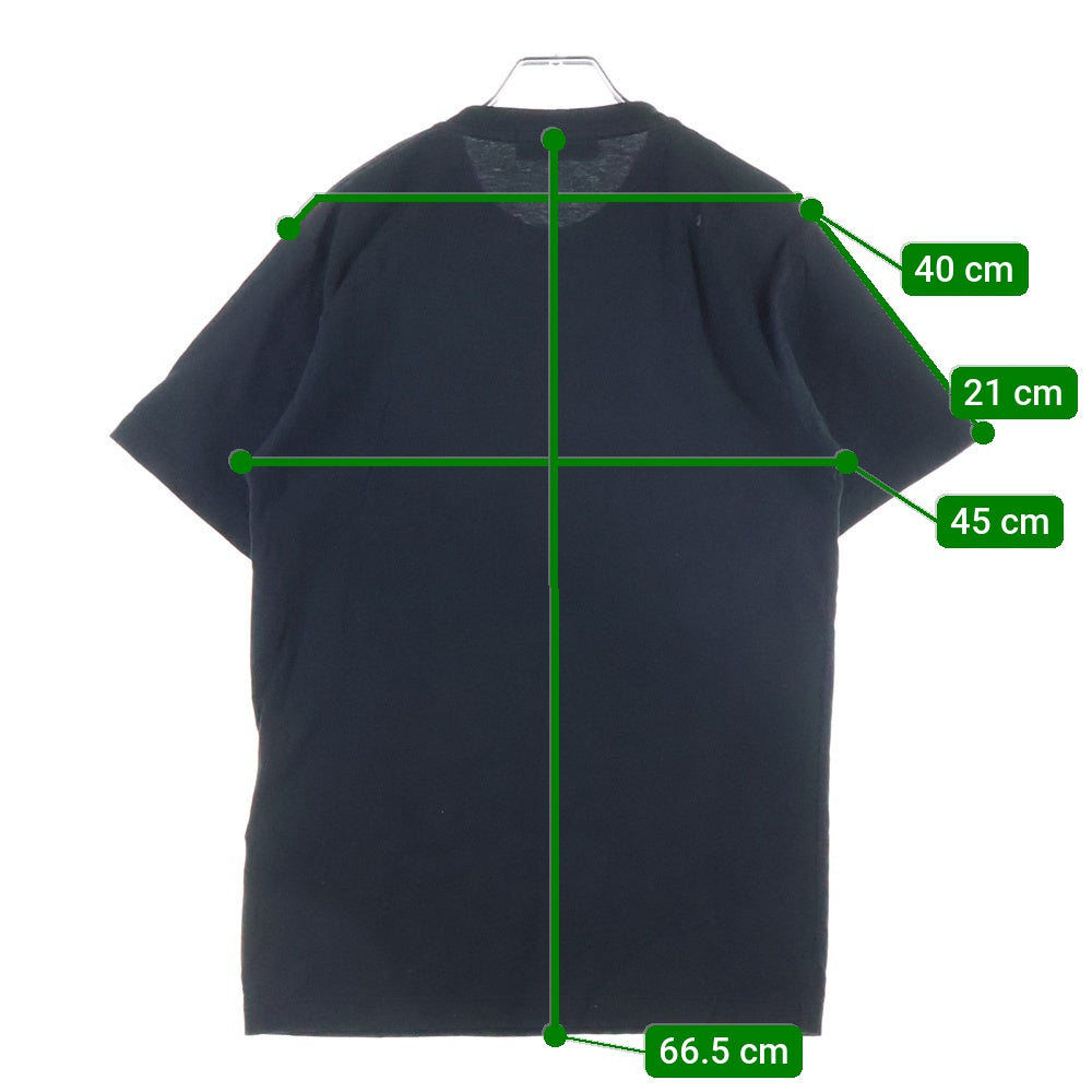 STONE ISLAND(ストーンアイランド) ロゴプリントTシャツ 半袖カットソー ブラック 74152NS65