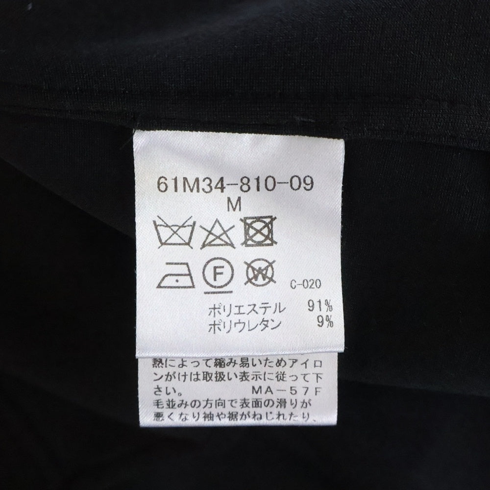 LOVELESS(ラブレス) スエード レギュラーカラー 長袖シャツ ブラック 61M34-810-09