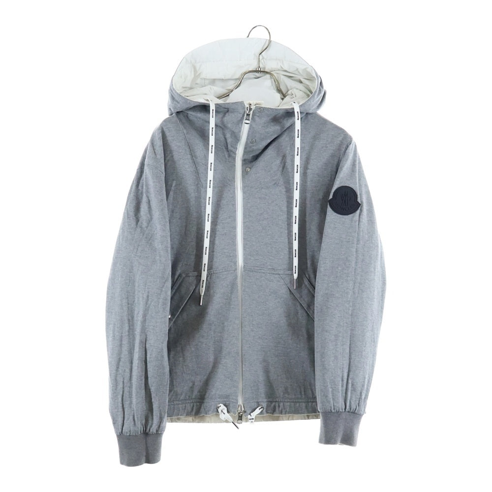 MONCLER(モンクレール) 22SS チャバット ナイロン スウェット リバーシブルフーデッドジャケット ベージュ/グレー G10911A75170