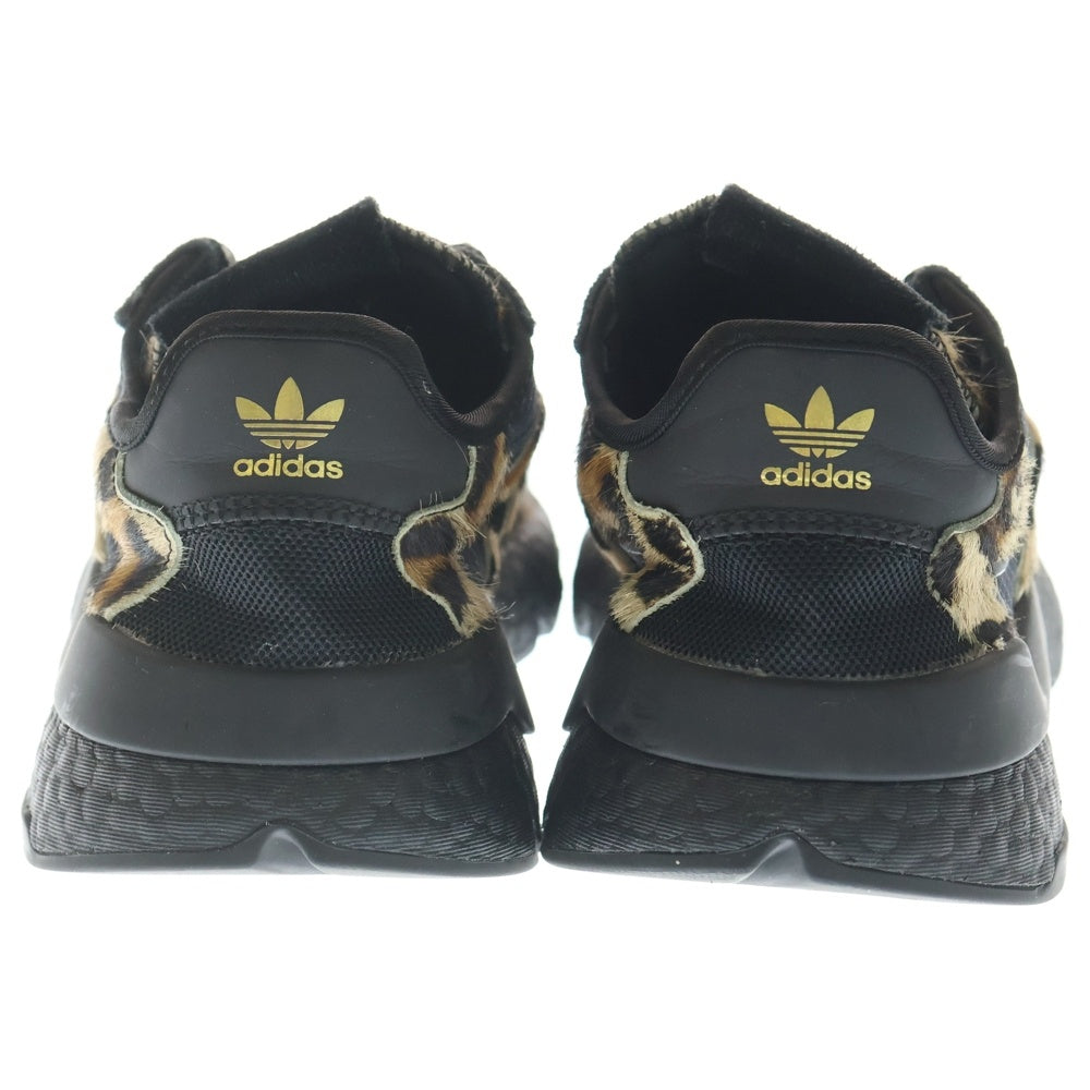 adidas(アディダス) NITE JOGGER UPTOWN ナイトジョガーアップタウン レオパード ローカットスニーカー レディース ブラウン US6.5/24.5cm FY0025