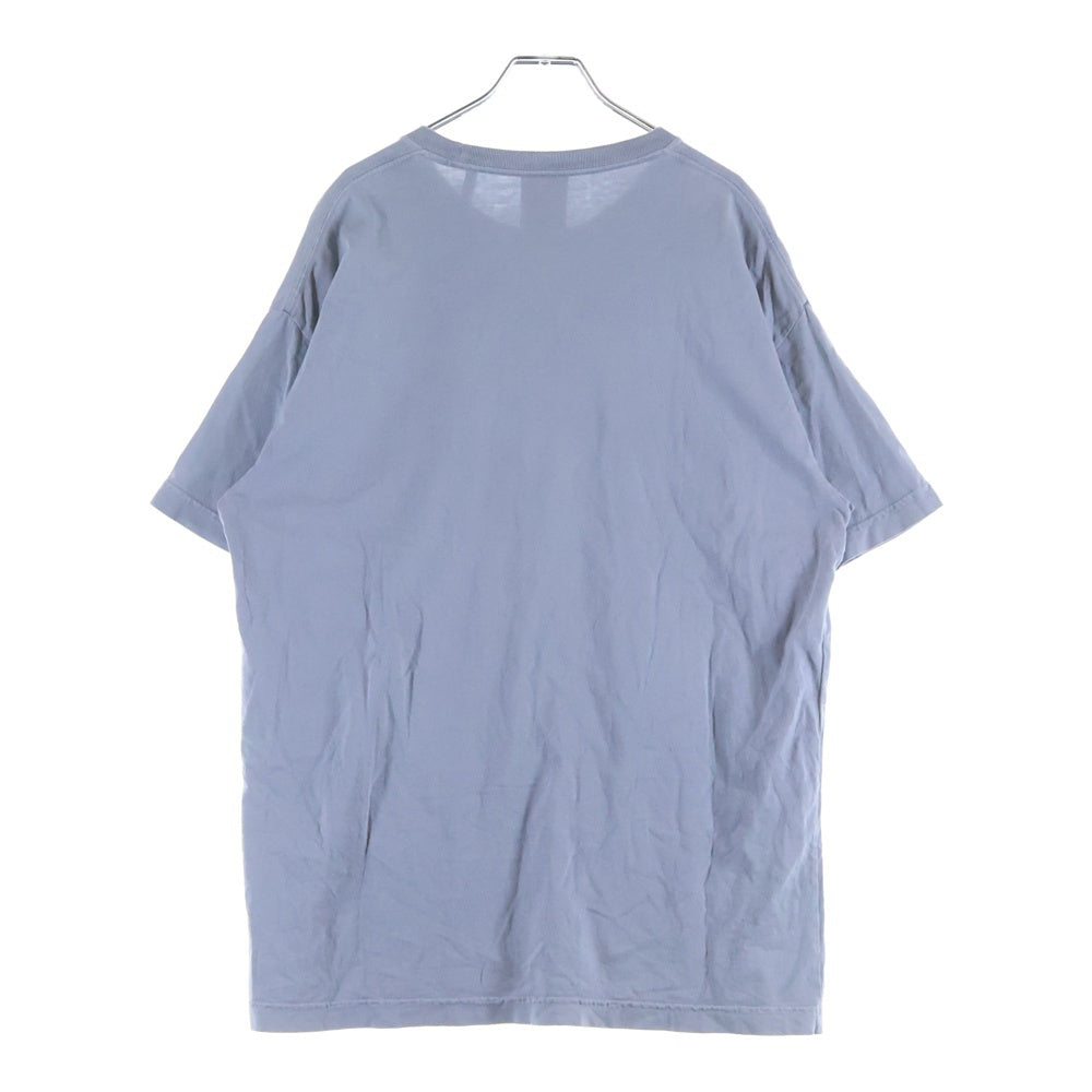 KITH(キス) ロゴワッペン クルーネック半袖Tシャツ カットソー ブルー 21-071-060-0025-3-0